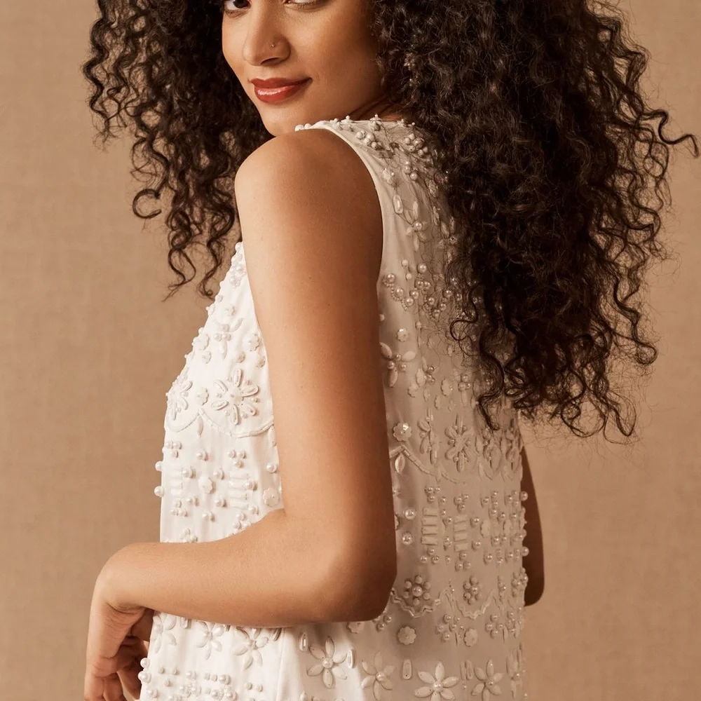 Forever that Girl Alexis Beaded Mini Dress in collaboration with BHLDN - Picture 4 of 8